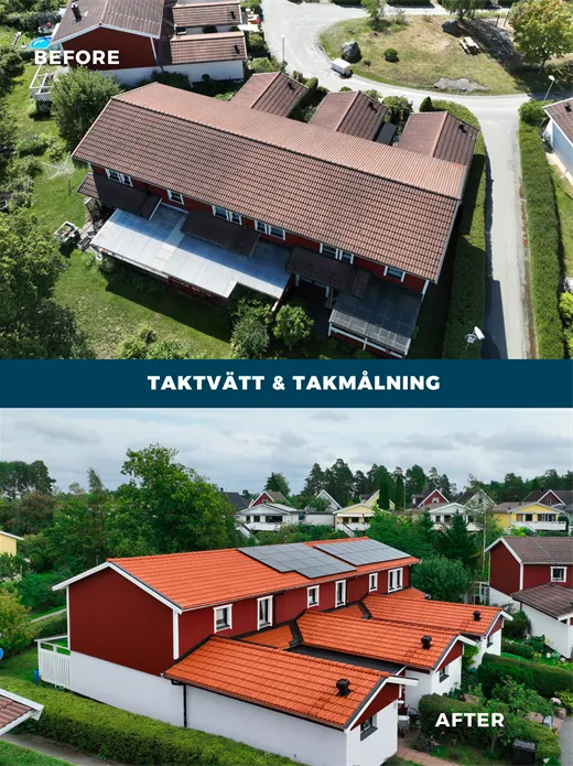 Taktvätt & takmålning